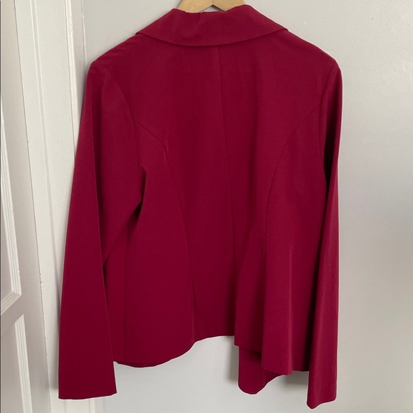 🎄Torrid Bold Red Blazer Jacket womens size zero - Picture 7 of 8